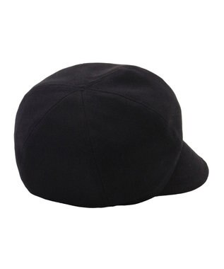 MOONBAT FURLA(フルラ) ワンポントプレート キャスケット／UV 手洗い可 日本製 サイズ調整 防菌防臭 ブラック