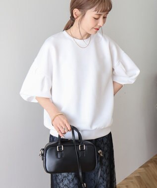 AMERICAN HOLIC 袖タックポンチプルオーバー Light Yellow