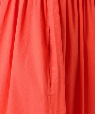 23区 S 【R(アール)】NALYA リネンヴィスストレッチ ウエスト切替ワンピース ブラッドオレンジ系