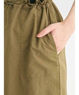 Green Parks ・Ｄｏｕｂｌｅ　Ｆｌａｇｓ　サイドリボンカーゴパンツ Khaki