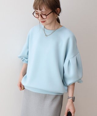 AMERICAN HOLIC 袖タックポンチプルオーバー Light Yellow