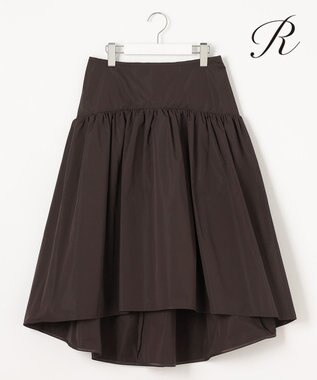 23区 S 【R(アール)】シルクタフタ スカート ブラウン系