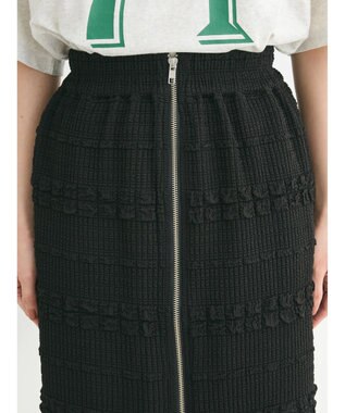 Green Parks ・ＥＬＥＮＣＡＲＥ　ＤＵＥ　２ｗａｙ　Ｗ－ＺＩＰスカート Black