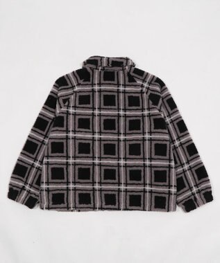 WEGO 【ユニセックス着用ITEM】ボアチェックブルゾン 柄2