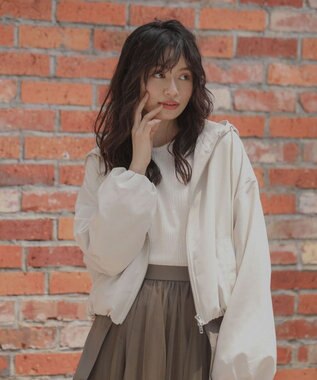 Green Parks ・ＥＬＥＮＣＡＲＥ　ＤＵＥ　ショートマウンテンパーカー Ivory