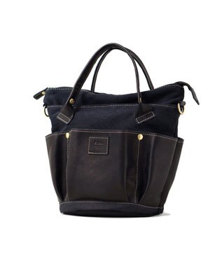 FOLNA RD レザー2WAYガーデンバッグ ブラック