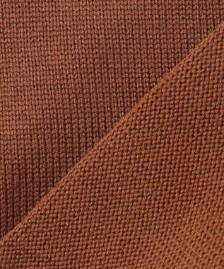 BEIGE， 【WEB限定】AMBRE / シャツカラー付きニット Camel