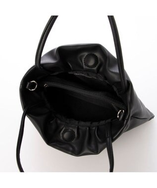 UNBILLION カシュカシュ cachecache / タック入り2wayショルダー ブラック