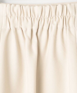 Feroux 【洗える】バイカラーフレア スカート アイボリー系