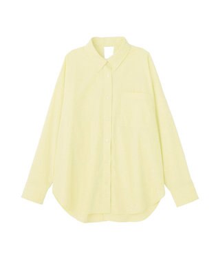 earth music&ecology バックツイストオーバーシャツ Light Yellow