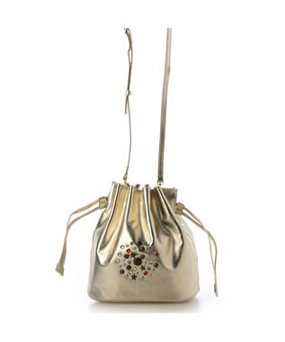 UNBILLION ペルケ perche / マルチスタッズ2wayドロストショルダー ゴールド