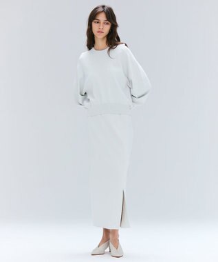 BEIGE， 【洗える】LAURA / ドライタッチIラインニットスカート L.Sage