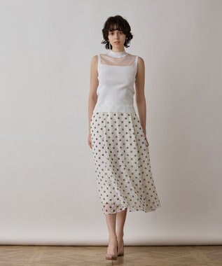 GRACE CONTINENTAL シアーグロスニットトップ