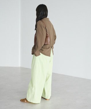 CRAFT STANDARD BOUTIQUE リネンライクオーバーサイズジャケット Brown