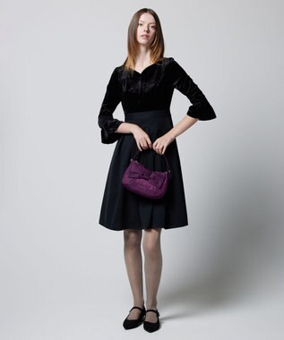 TOCCA 【洗える】FOGGY MIST ドレス ブラック系