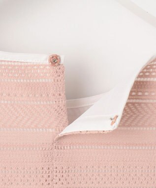 J.PRESS LADIES L 【WEB限定カラーあり・洗える】レースドッキング カットソー 【WEB限定カラー】ピンク系