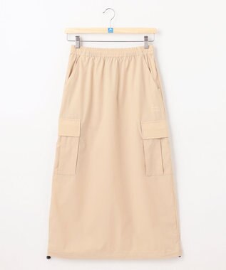 SHARE PARK LADIES 【撥水・UVカット・ストレッチ・軽量 】ナイロンカーゴスカート（S・Mサイズ） ベージュ系