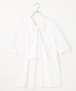 #Newans 【ANSWER for コンサバフェミニン】マルチウェイビッグリボンブラウス ホワイト系