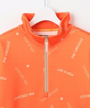 PW CIRCULUS 【 伸縮性あり 】【WOMEN】 LOGO ハーフジッププルオーバー オレンジ系5