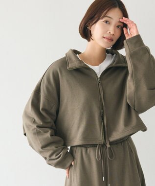 CRAFT STANDARD BOUTIQUE 【WEB限定】裏毛ダブルジップショートスウェット/24AW