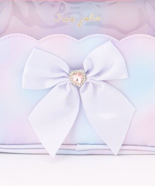 ANY KIDS ネコチャーム付き ショルダーバッグ レインボー