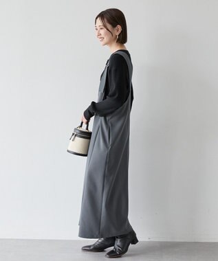 AMERICAN HOLIC バイパチヘンリーネックリブニットプルオーバー Black