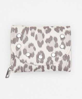 WEGO ビジューレオパードウォレット