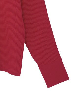 AMERICAN HOLIC バイパチヘンリーネックリブニットプルオーバー Red