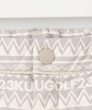 23区GOLF 【WOMEN】ノルディック柄 キルトパンツ ライトグレー系5