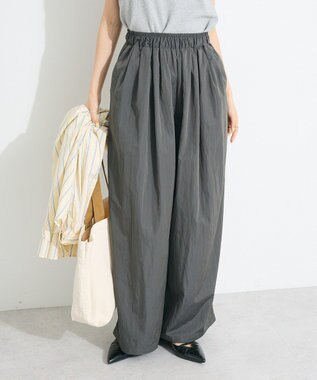 CRAFT STANDARD BOUTIQUE コクーンカラーパンツ Charcoal Gray