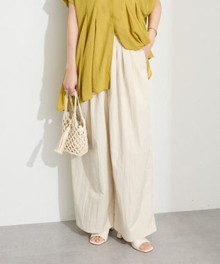 CRAFT STANDARD BOUTIQUE コクーンカラーパンツ Ivory