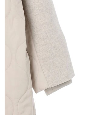 CRAFT STANDARD BOUTIQUE キルティング切替フードコート Beige