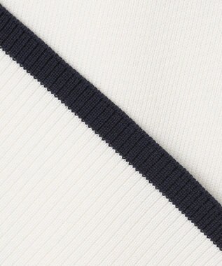 自由区 【新型登場！/WEB限定カラー有】ハイツイストコットンアセテート ニット5分袖 ホワイト系2