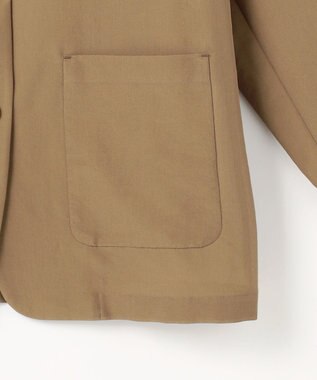 自由区 シアーボイルテーラード ジャケット ブロンズ