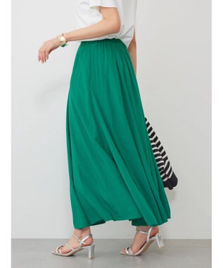 AMERICAN HOLIC サラックールギャザースカート Blue Green