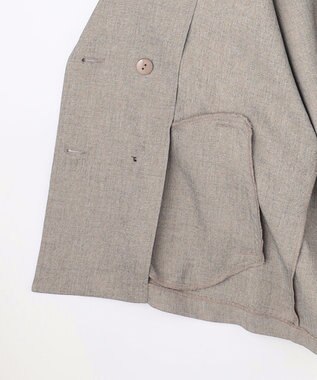 ANY 【セットアップ対応】テックリネンツイードジャケット ベージュ系