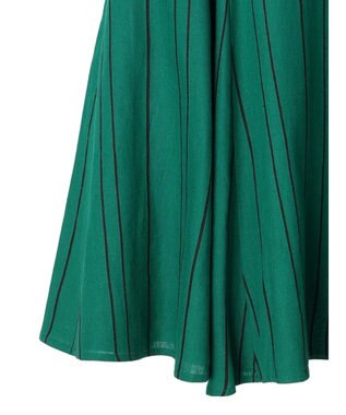 AMERICAN HOLIC リネンブレンドストライプマーメードスカート Stripe Green