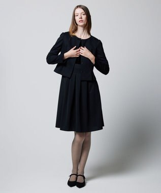 TOCCA 【洗える】FOGGY MIST ドレス ブラック系