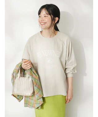 CRAFT STANDARD BOUTIQUE ミニ裏毛ロゴロンTee Ivory