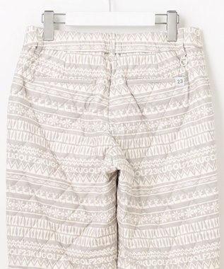 23区GOLF 【WOMEN】ノルディック柄 キルトパンツ ライトグレー系5