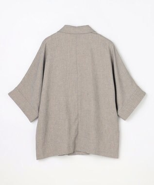 ANY 【セットアップ対応】テックリネンツイードジャケット ベージュ系