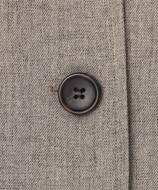 ANY 【セットアップ対応】テックリネンツイードジャケット ベージュ系