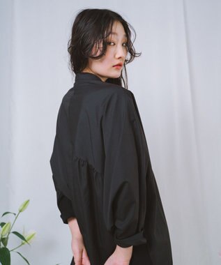 POLS CLIONE シャツワンピース ブラック