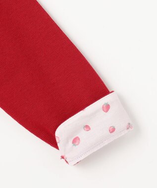 ANY KIDS 【Strawberry Collection】スナップボタン カーディガン レッド