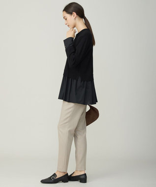 ICB L ウォッシャブルライトウール スティックパンツ クレイカーキ