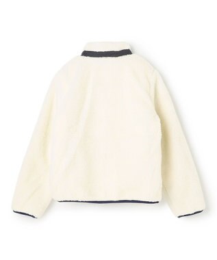 UNFILO 【120-150cm】TAION リバーシブルボア ダウンジャケット(UNISEX) ネイビー×アイボリー