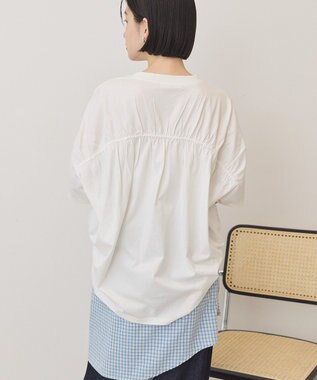 AMERICAN HOLIC バックギャザーコクーンカットプルオーバー Off White