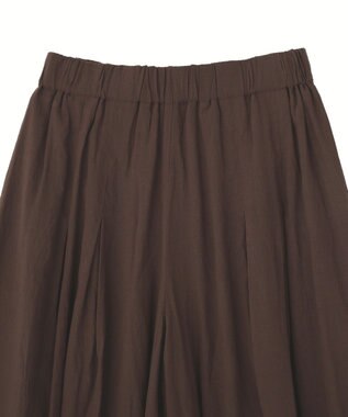 YECCA VECCA ドライタッチシアーキュロットパンツ Brown