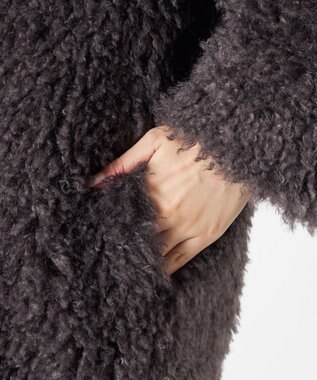 NAVE 【Nave】ニードルボア ミドル ジャケット チャコール系