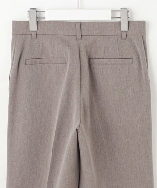 自由区 L 【WEB限定カラーあり・撥水加工・洗える】TRギャバストレート パンツ モカ